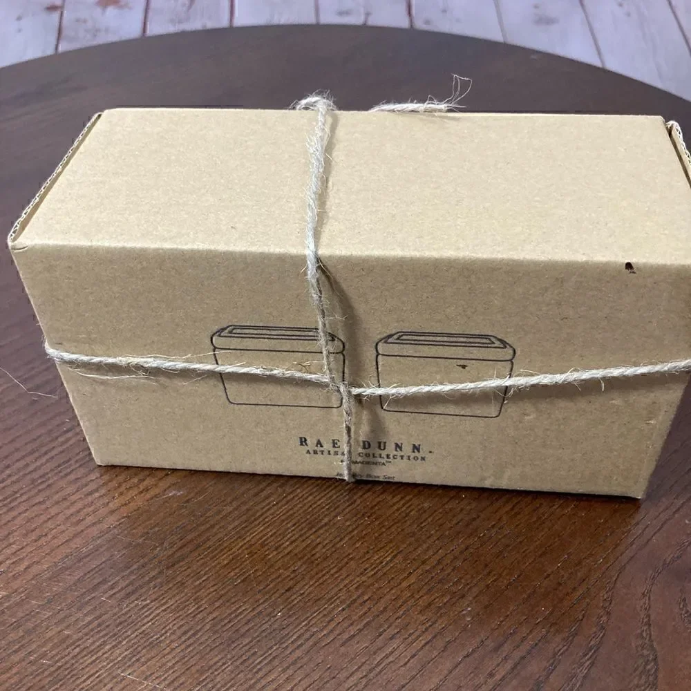 RAE DUNN ARTISAN COLLECTION JEWELRY BOX “his hers”